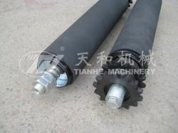 TH3826型 鋼制雙(shuāng)鏈包膠可調(diao)積放輥筒