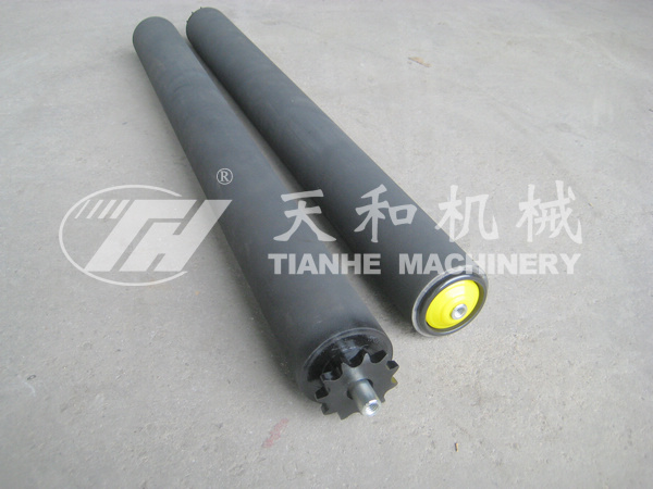 TH2214型 鋼(gang)制單鏈包膠(jiāo)輥筒